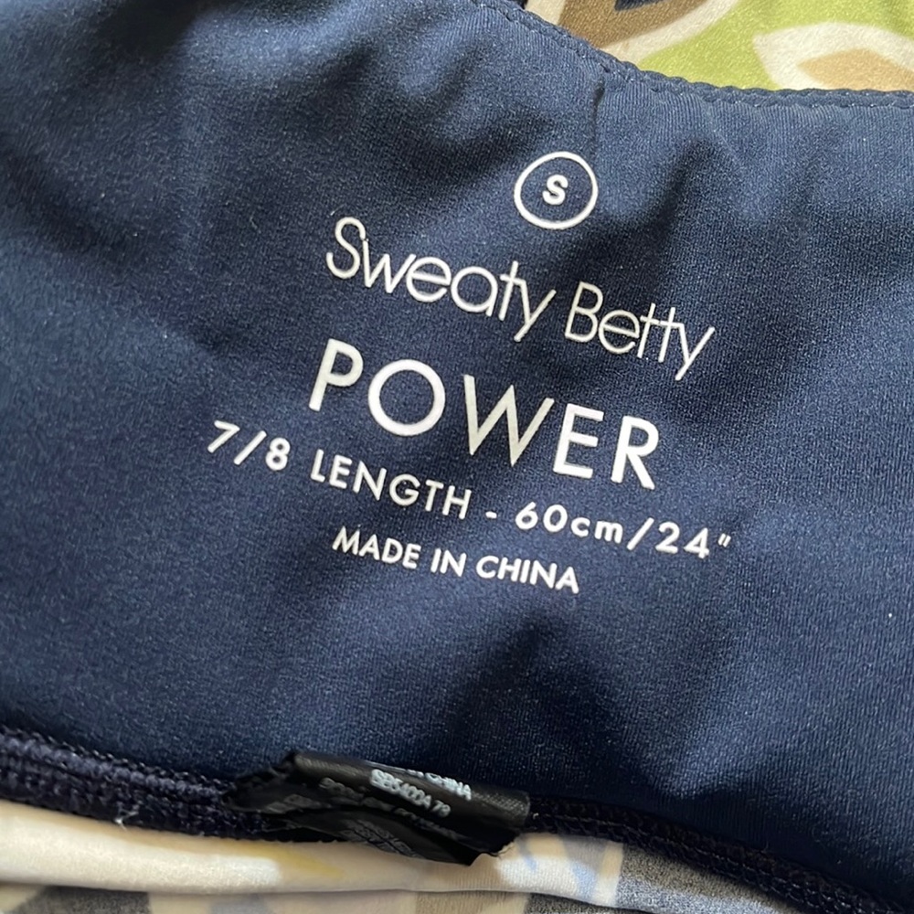 Sweaty Betty power, Capri leggings, size small